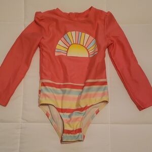 Cat & Jack Coral Kids Swim One Piece